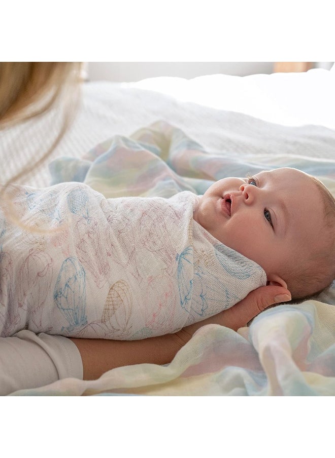aden + anais above the clouds Swaddle Blanket - Pack of 4