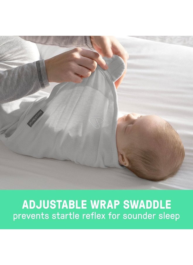 SwaddleMe by Ingenuity Original Swaddle - Size Small/Medium, 0-3 Months, 3-Pack (Lil Wild One)