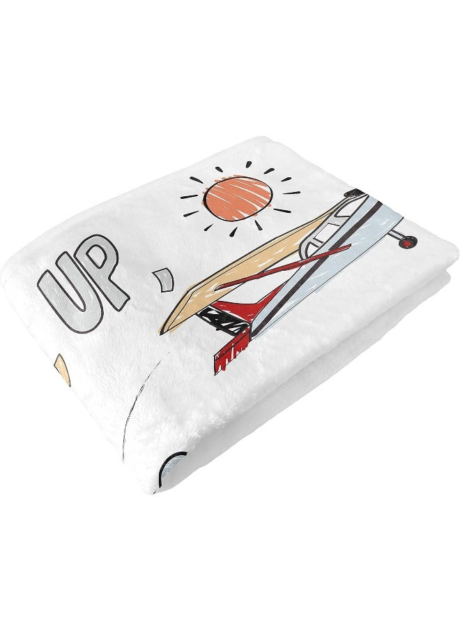 Sweet Jojo Designs Vintage Airplane Boy Milestone Blanket Monthly Newborn First Year Growth Mat Baby Shower Memory Keepsake Gift