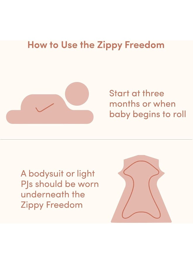 SleepingBaby Zippy Freedom Baby Wearable Blanket - New Unicorn - Medium (6-12 Month)
