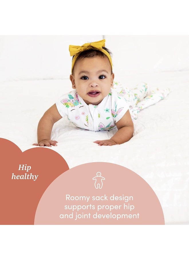 SleepingBaby Zippy Freedom Baby Wearable Blanket - New Unicorn - Medium (6-12 Month)