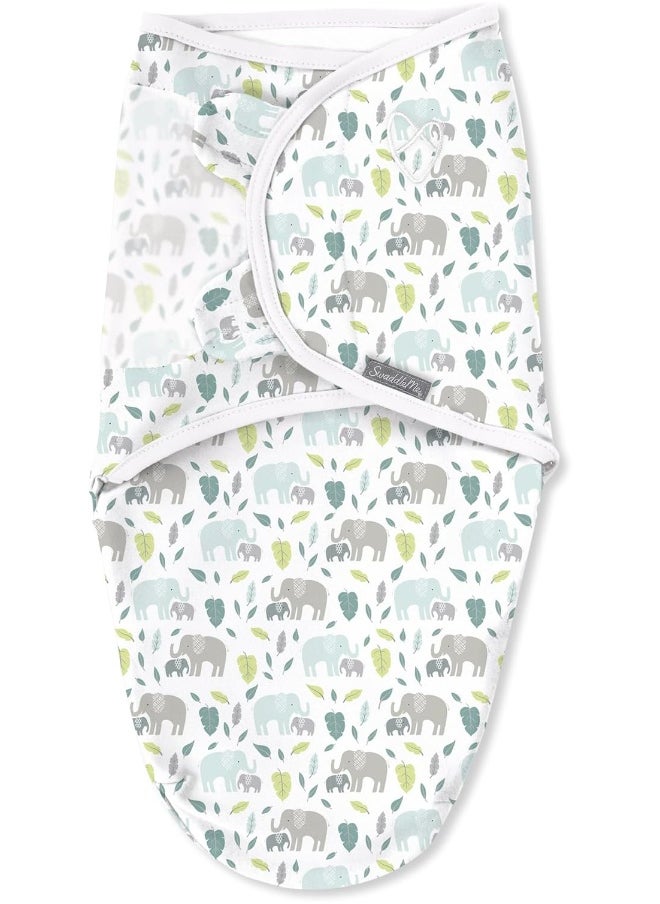 SwaddleMe by Ingenuity Swaddle, Compression Pod, & Sleep Sack Set, Gift Set, 0-3 Months, 3-Pack - Baby Elephant