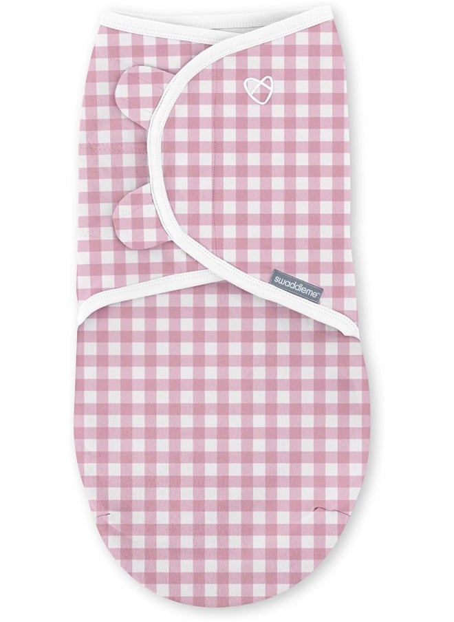 SwaddleMe by Ingenuity Original Swaddle - Size Small/Medium, 0-3 Months, 3-Pack (Ladybug Picnic)