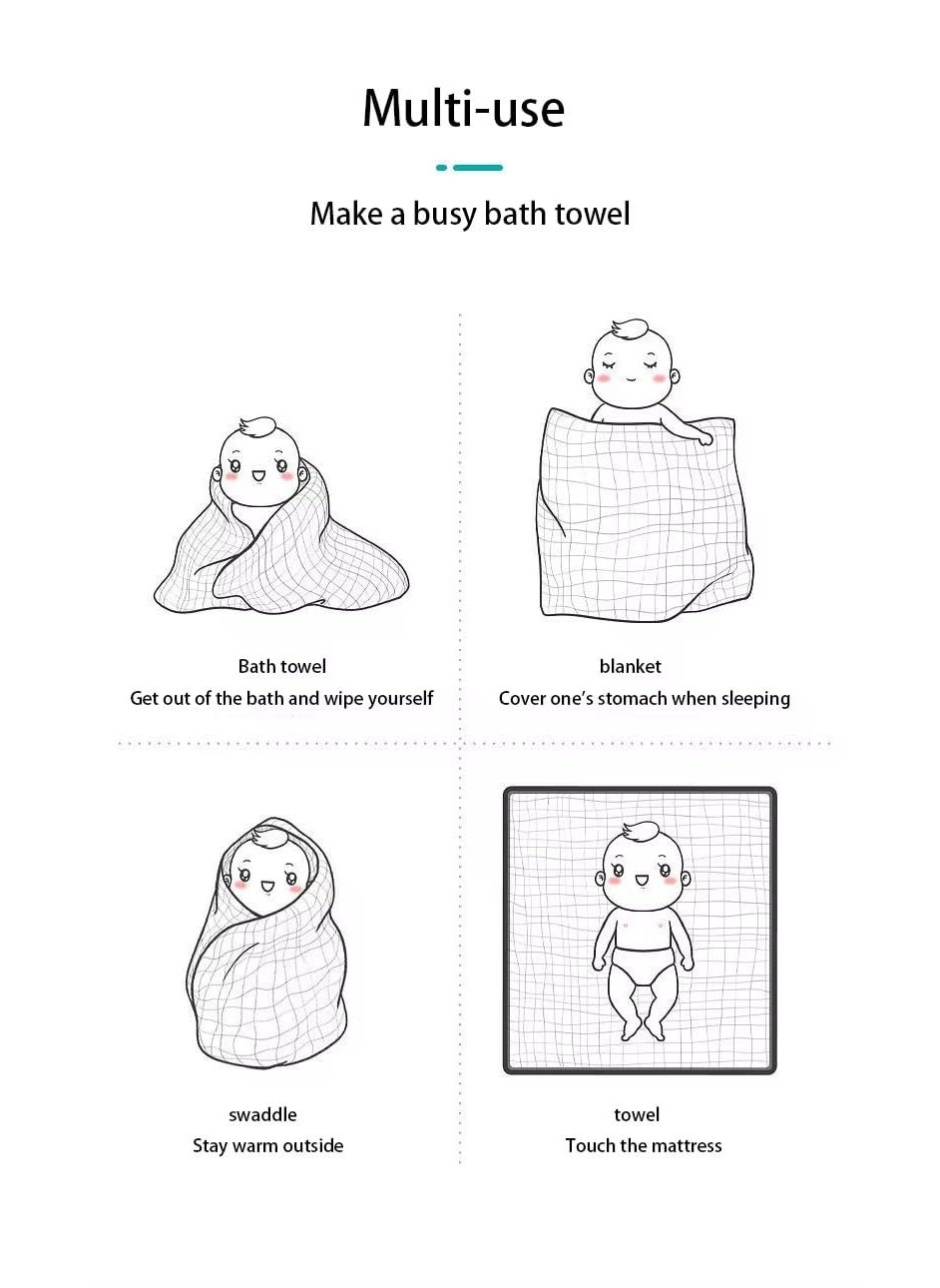 Cuddles Chaos Soft Bamboo Cotton Blankets for Babies Cozy Blankets for Newborns Gentle on Skin White Red Border Strawberry