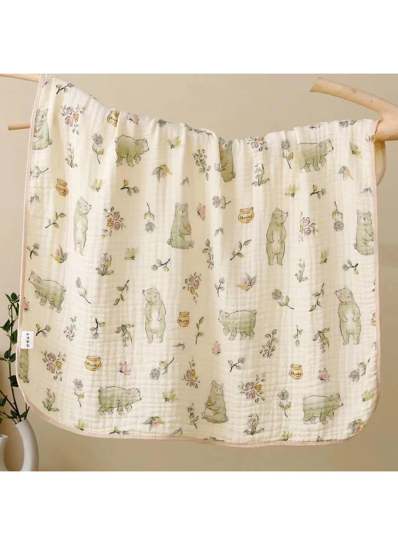 Cuddles Chaos Soft Bamboo Cotton Blankets for Babies Cozy Blankets for Newborns Gentle on Skin White Rabbits