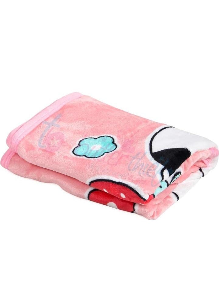 OMAJA HOME New Born Baby Blankets All Season Fluffy 2 Layered AC Wrapping Sheet Flannel and Sherpa Blanket for Baby Boys and Baby Girl Pack of 1 Multi02