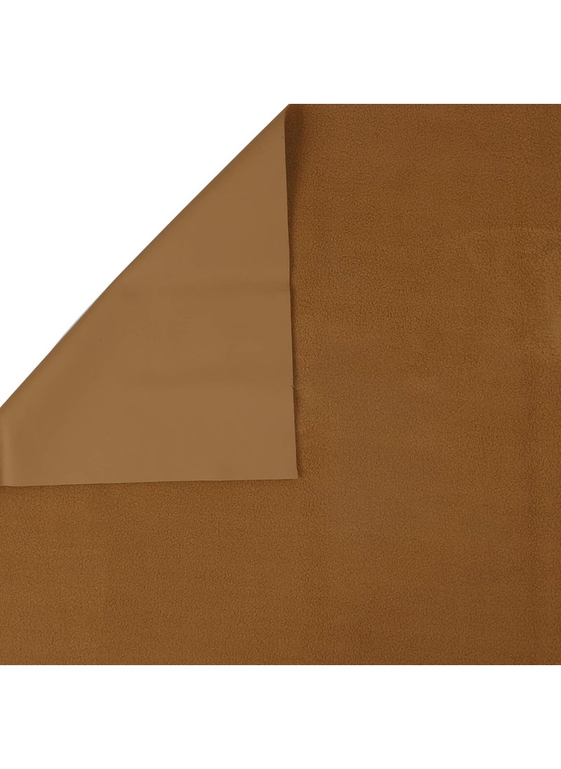 ANGAAKAR CLOTHINGS Instadry AntiPiling Fleece Extra Absorbent Quick Dry Waterproof Baby Sheet for Newborn Babies Baby Bed Mattress Protector Dry Sheet1 Brown Extra_Large 140cm X 200cm