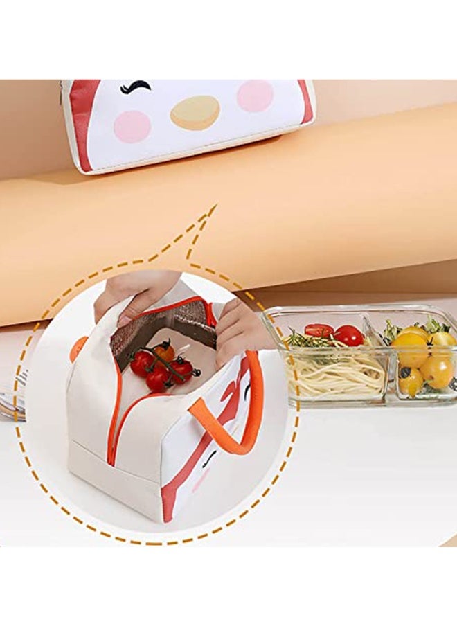 Kids Lunch box Insulated Soft Bag Waterproof for Adults Cartoon Colors Box Cooler Portable Tote Food Storage Women Men Work School Picnic