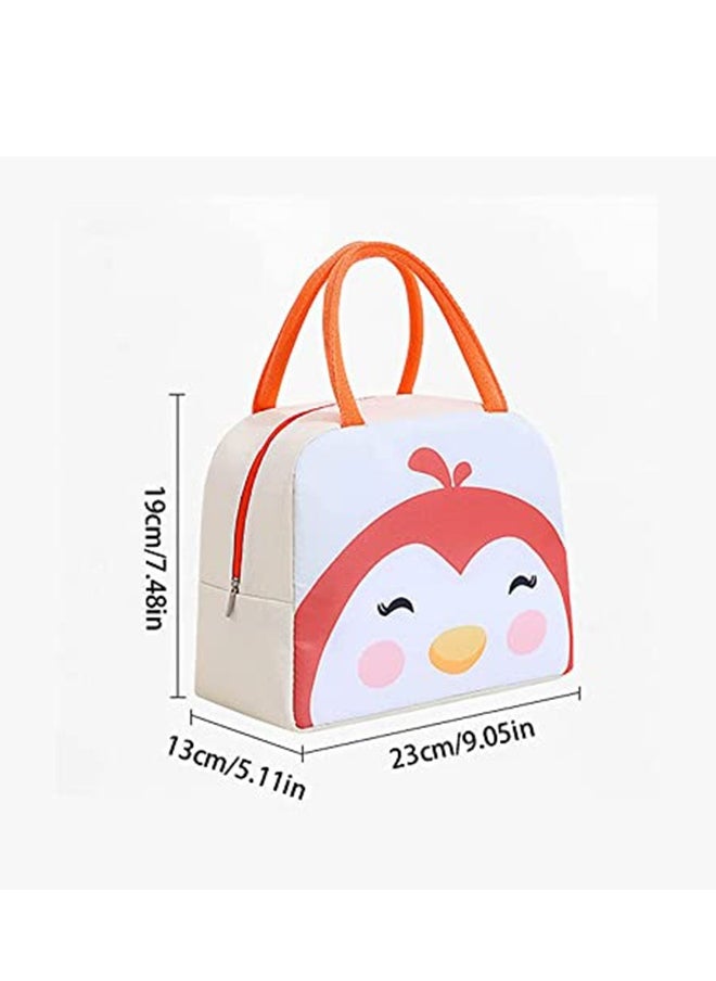 Kids Lunch box Insulated Soft Bag Waterproof for Adults Cartoon Colors Box Cooler Portable Tote Food Storage Women Men Work School Picnic
