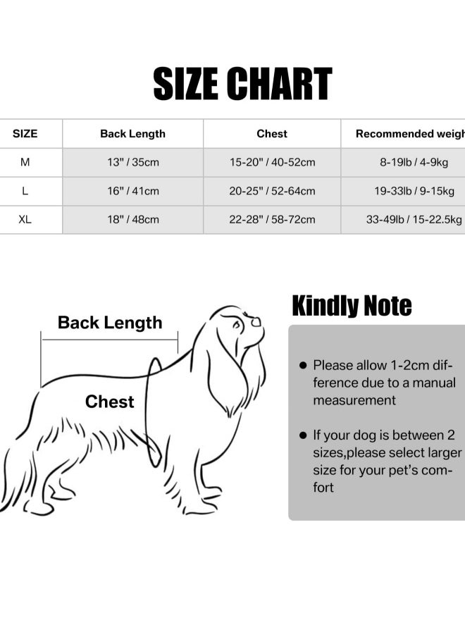 Dog Recovery Suit Anti-Licking Dog Onesie After Surgery Wound Protection Comfy and Stylish Dog Recovery Suit for Post Surgery Care