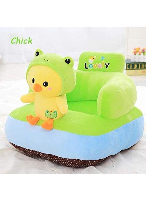 RVA Soft Sofa Twity Toy Shape Baby Supporting Seat Soft Plush Cushion and Chair for Kids Blue