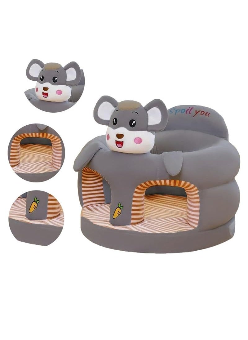 RVA Mouse Baby Soft Plush Cushion Baby Sofa Seat Or Rocking Chair forSoft Plush Cushion Supporting Baby Sofa Seat Baby Sitting Rocking Chair for Babies Kids