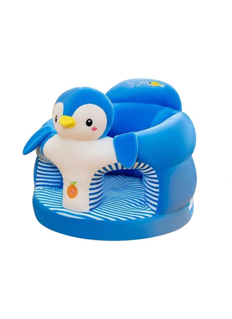 RVA Penguin Baby Soft Plush Cushion Baby Sofa Seat Or Rocking Chair forSoft Plush Cushion Supporting Baby Sofa Seat Baby Sitting Rocking Chair for Babies Kids