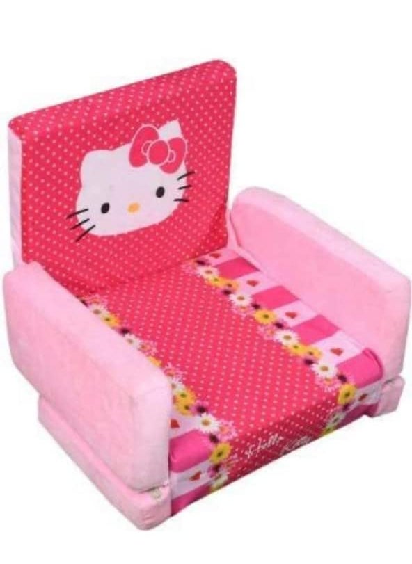 Bezzilish Home Plush Cartoon Shape Cushion Baby Sofa Seat or Rocking Chair for 02 Years Kid Pack of 1