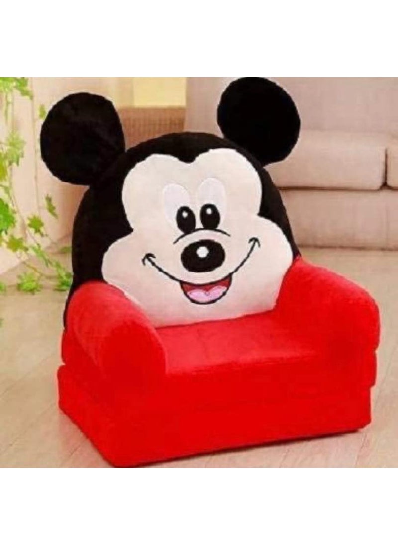 OMAJA HOME Plush Cartoon Shape Cushion Baby Sofa Seat or Rocking Chair for 02 Years Kid Pack of 1