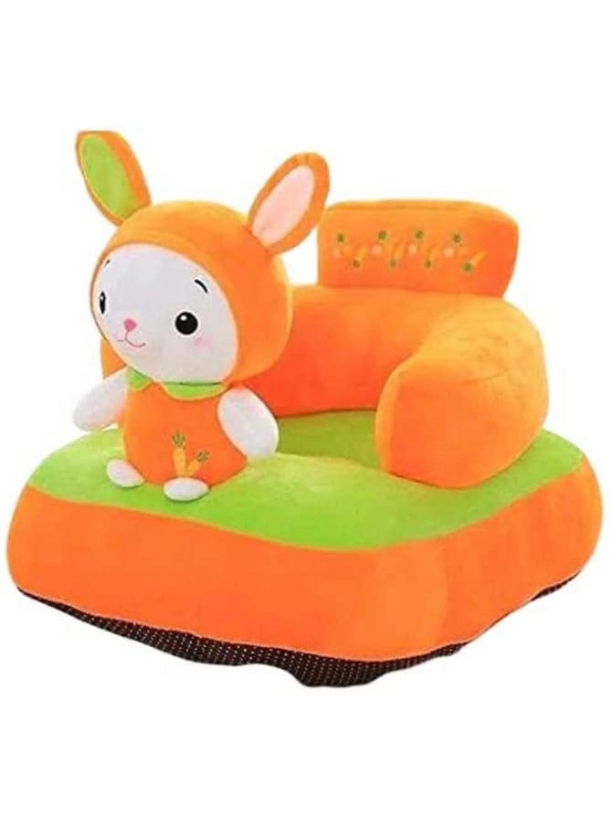 Bezzilish Home Plush Cartoon Shape Cushion Baby Sofa Seat or Rocking Chair for 02 Years Kid Pack of 1