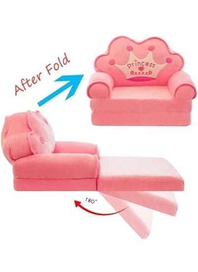 Bezzilish Home Kids Fabric Sofa Cum Bed Multicolor