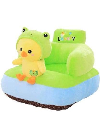 AVS Tvitti Design Chair for Baby Sofa Seat Supporting Cushion Sofa and Chair Cum Bed for Playing Sofa for New Baby and Kids Green