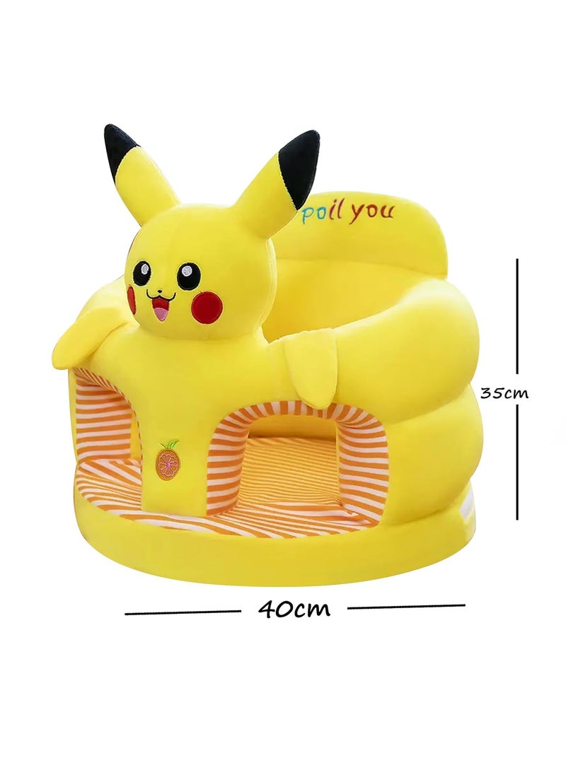 Vedartah Plush Super Soft Baby Sofa Seat Toddlers Support Sofa Seater for 02 years Baby Yellow