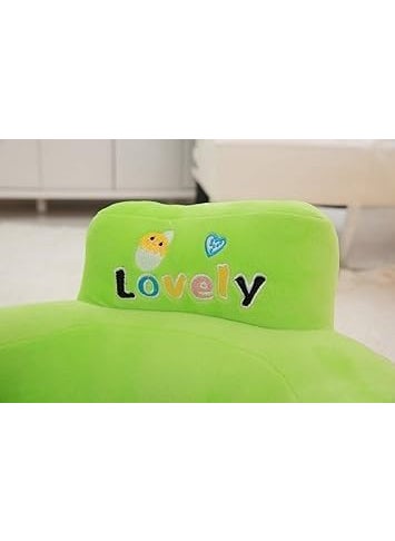 OMAJA HOME Baby Soft Plush Cushion Baby Sofa Seat Or Rocking Chair for KidsUse for Baby 0 to 2 Years Green
