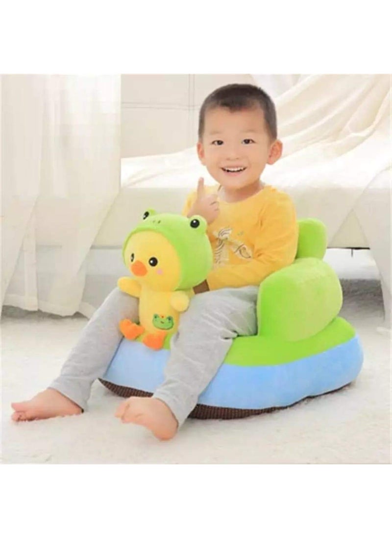 VAISHNO Soft and Rocking Chair Skin Friendly Monkey Shape Baby Supporting Seat Plush Cushion and Chair GreenTwiiti Sold