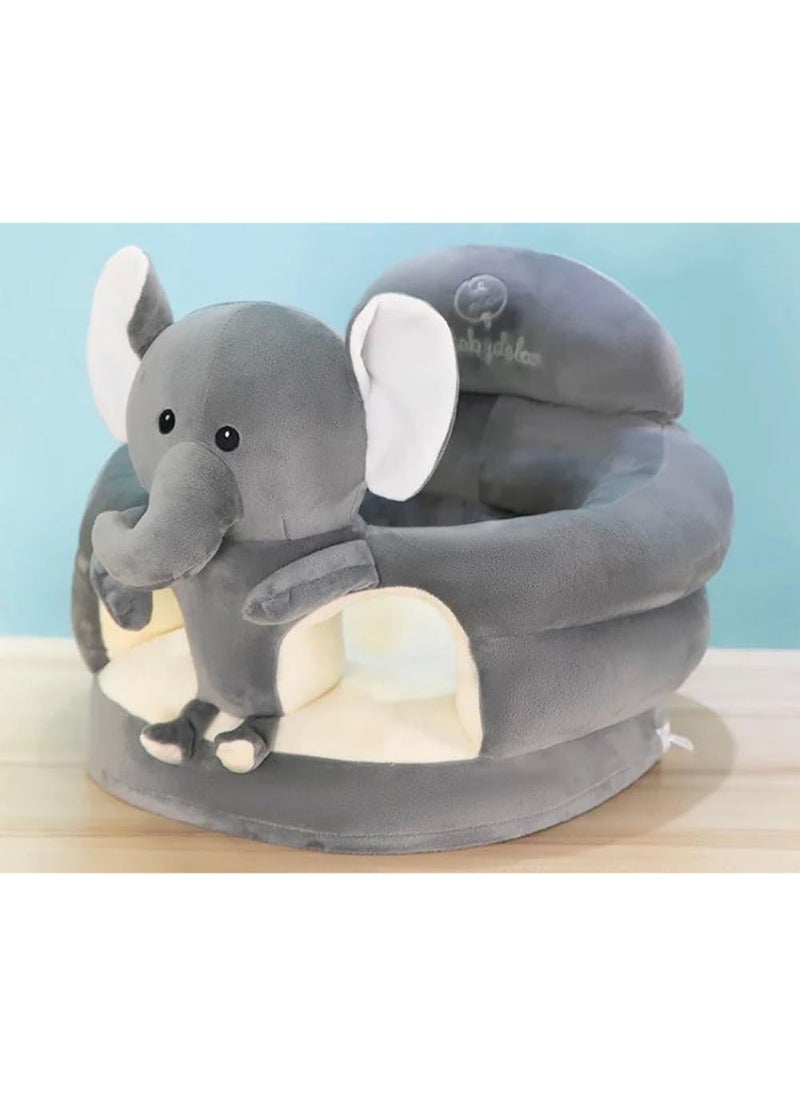 Vedartah Plush Baby Seater Sofas Seat ToddlerKidS Sofa For 13 Years Baby Grey