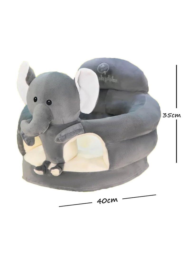 Vedartah Plush Baby Seater Sofas Seat ToddlerKidS Sofa For 13 Years Baby Grey