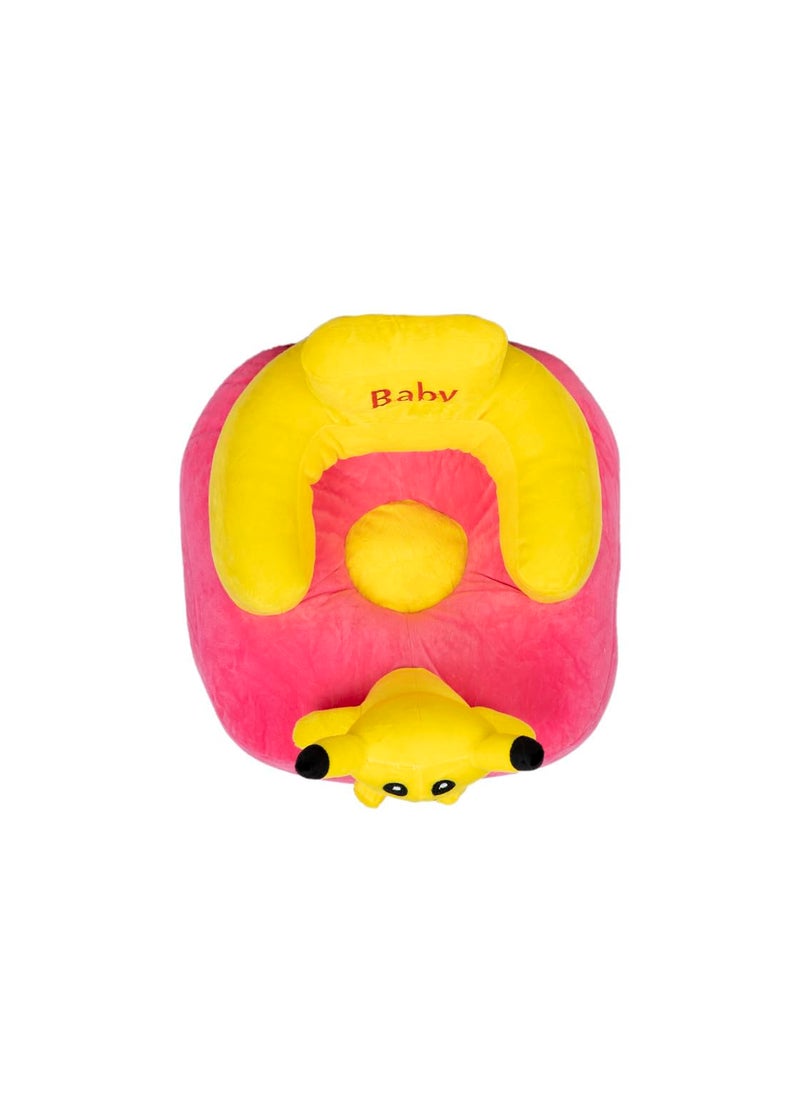 AVS Baby Cushion Sofa Seat Or Rocking Chair for Baby Supporting Seat Soft Plush Cushion Sofa and Chair for KidsBaby for 3 Months to 3 Years for Lovely Child Playing Toys Yellow Pikachoo
