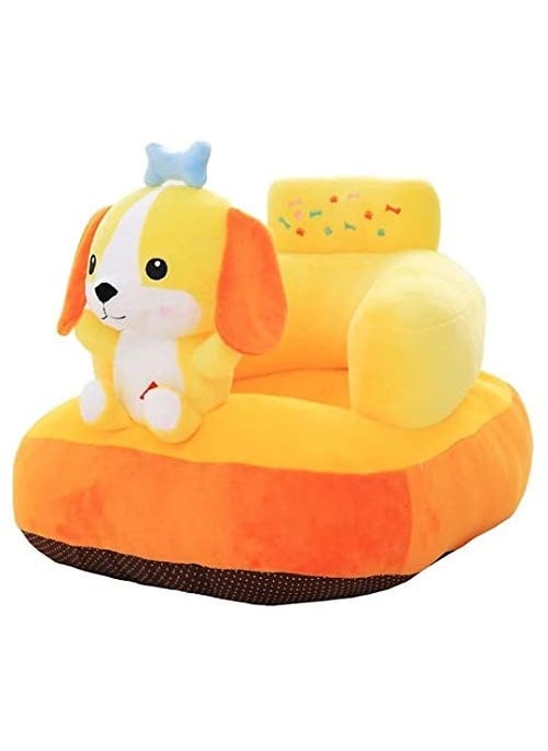 RVA Dog Shape Baby Sofa and Supporting Cushion for Your Lovely Kids OrangeYellow Pack of 1