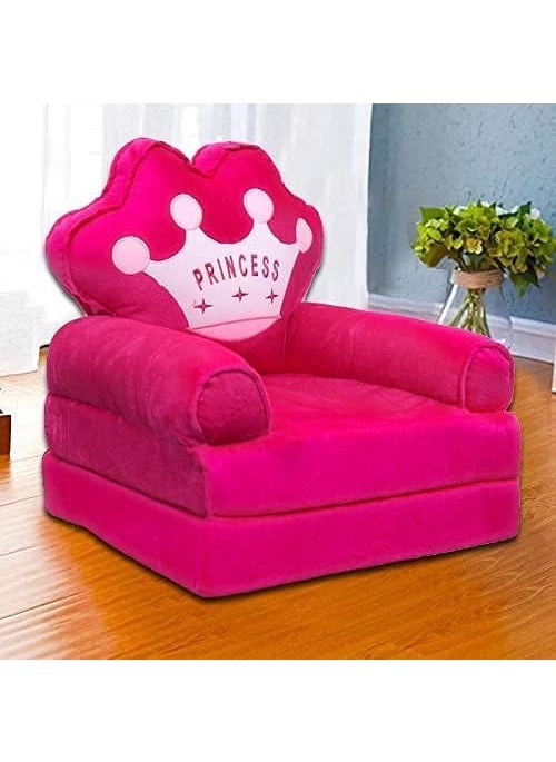 NIYANTA Baby Sofa Chair Seat Flip Open Sofa Bed for Kids Toddler Baby Recliner Couch 2 in 1 Folding Cushion Lazy Sofa Backrest Chair Small Baby Sofa Chair for Room Decoration Gift Purpose