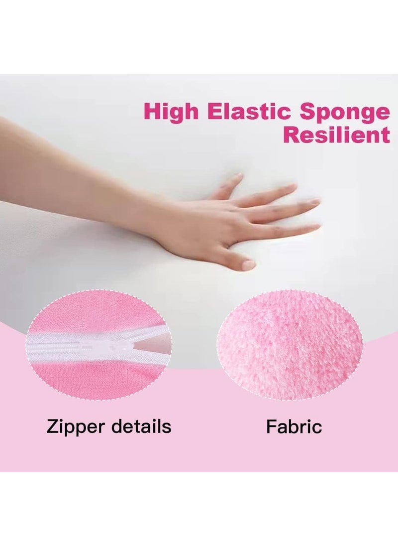 Grofly Kids Fiber Foldable Cartoon Princess Sofa for Princess Seat Sofa Cum Bed Cushion Imported Soft Toy Chair Seat for Baby Sitting Foldable Bed Armchair Sleeper for Living Room 2 in 1 Folding Sofa