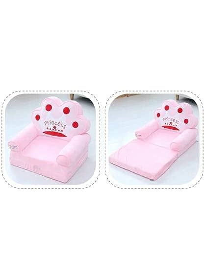 ADFRESH Kids Sofa Cum Bed Soft and Rocking Chair Baby Supporting Seat with Comfortable Foam Cushioning 1 to 3 YearsChair for KidsBaby Singal Sofa Multi Color