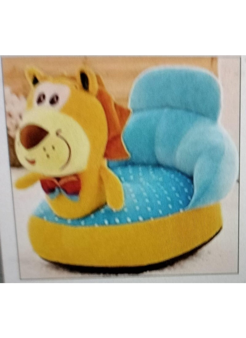 ELSTONE Home Baby Soft Plush Cushion Baby Sofa Seat Or Rocking Chair for KidsUse for Baby 0 to 2 YearsMade in India Multi4