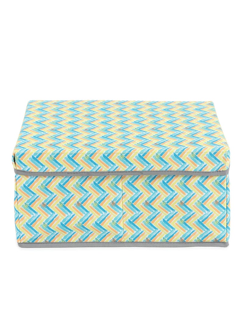 MOMMY BABY LUV Premium Foldable Storage Bin with Lid Durable Construction Modern Design and Spacious Capacity Room Organizer for Clothes Toys Books Living Room Bedroom Office and Other Supplies