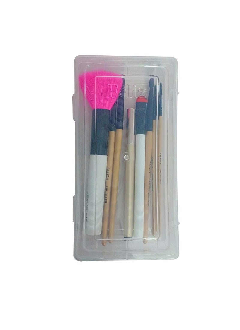 Feliz Clear Plastic Small Storage Boxes Size 65x325x13 in Set of 12