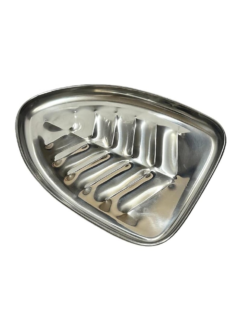 Dynore Stainless Steel 6 Piece Banana Leaf Shape Snack PlateNasta Plate for Kids and Every Day Use for Serving