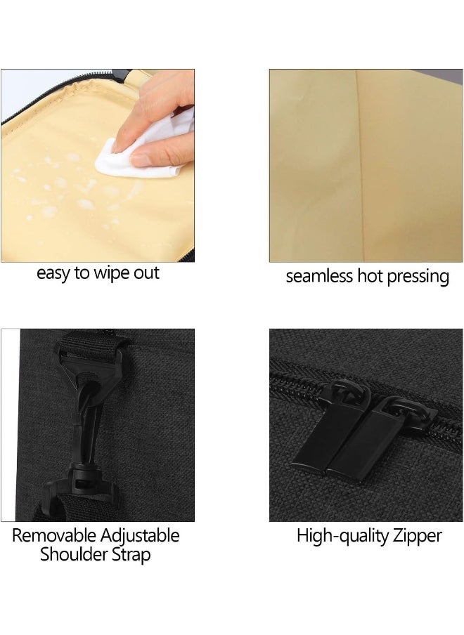 Teamoy Double Layer Breastmilk Cooler Bag with Ice Pack, Travel Baby Bottle Cooler Bag Tote Up to 6 Large 9 Ounce Bottles