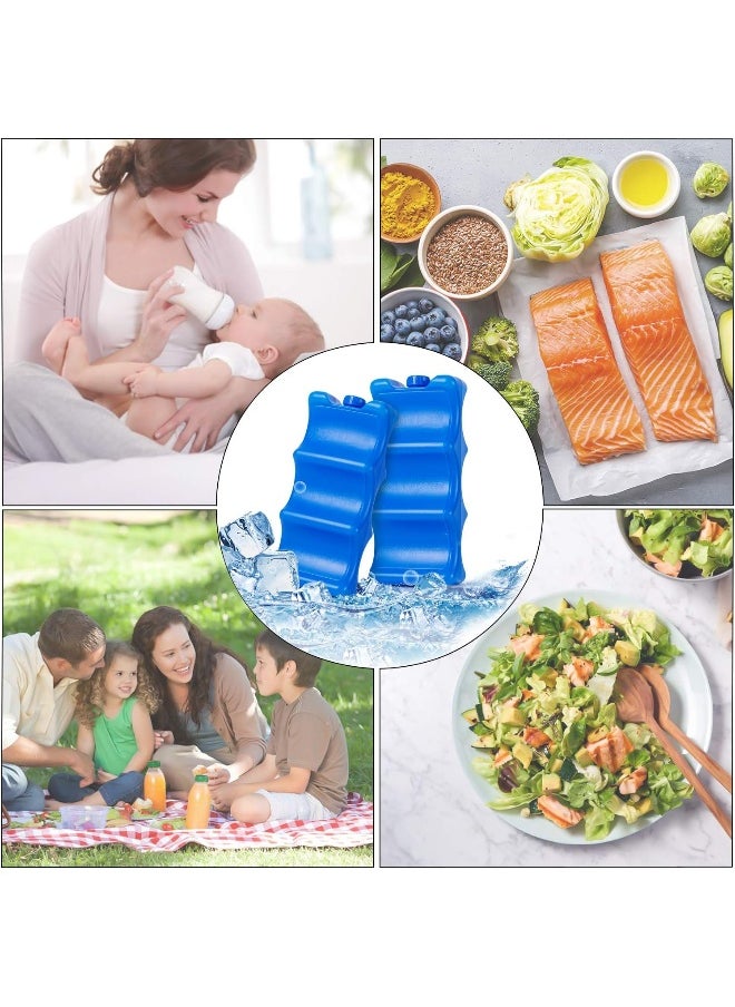 Teamoy Breastmilk Ice Pack (Pack of 2), Bottle Ice Packs for Breastmilk Storage and Breastfeeding Working Mom, Large