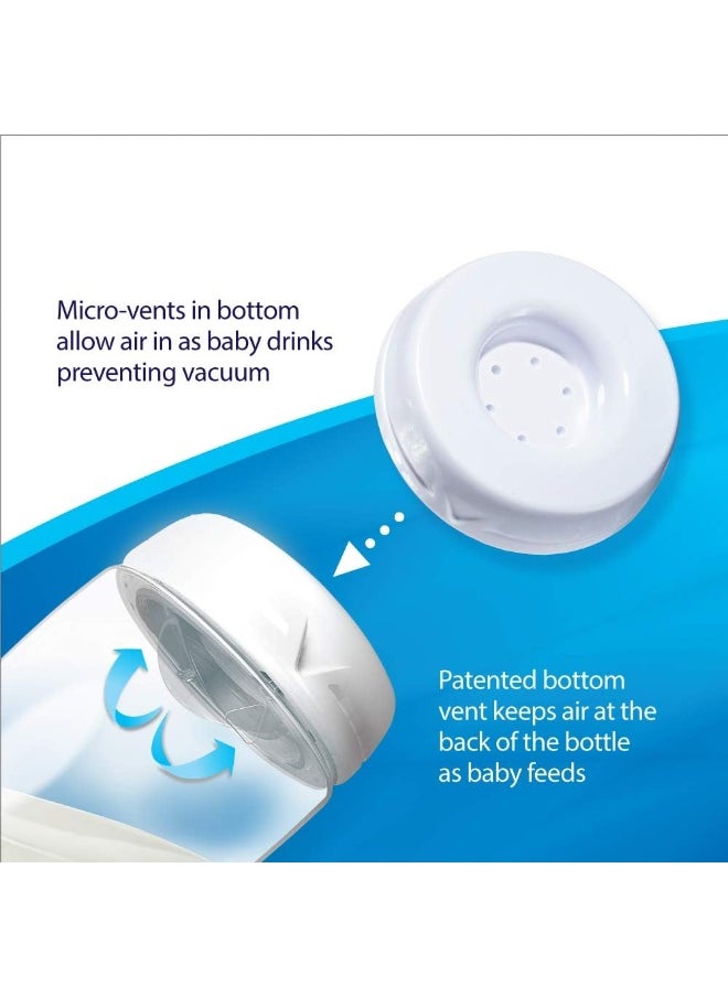 Playtex Baby Ventaire Anti Colic Baby Bottle, BPA Free, 6 Ounce - 3 Pack