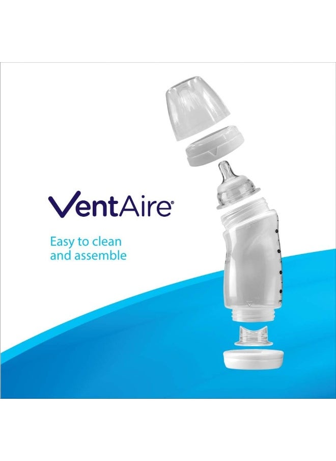 Playtex Baby Ventaire Anti Colic Baby Bottle, BPA Free, 6 Ounce - 3 Pack