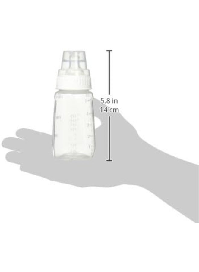 NUK Gerber First Essentials Clear View Silicone Bottle, Slow Flow, 5 Ounce