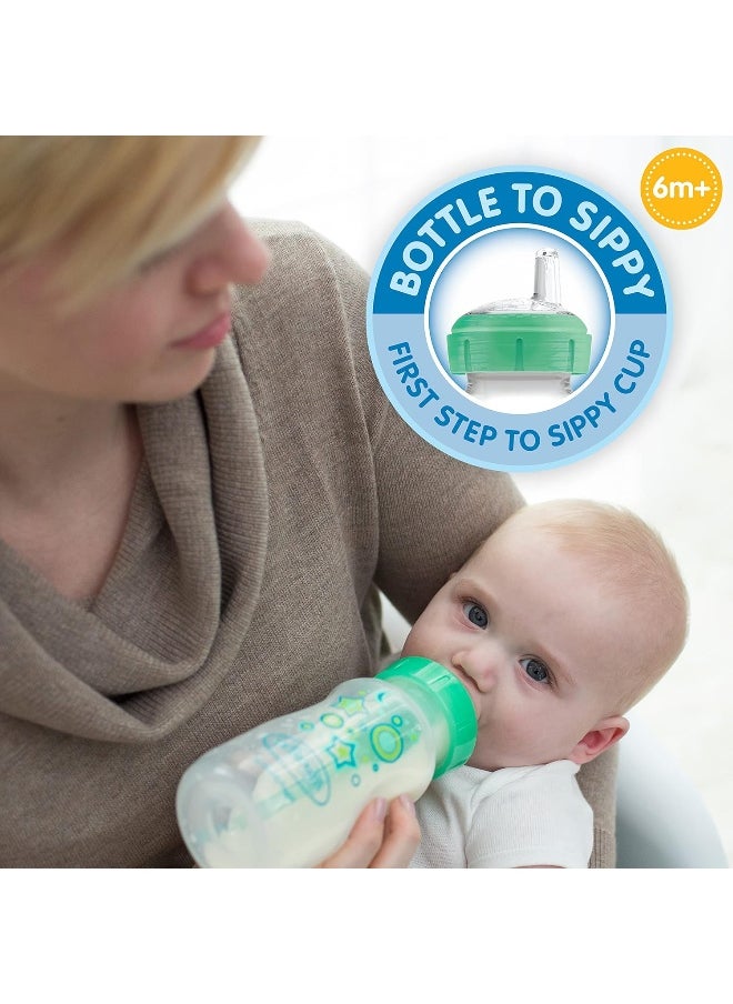 Dr. Brown's Natural Flow Anti-Colic Options+ Wide-Neck Sippy Bottle Starter Kit