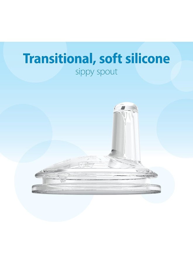 Dr. Brown's Natural Flow Anti-Colic Options+ Wide-Neck Sippy Bottle Starter Kit