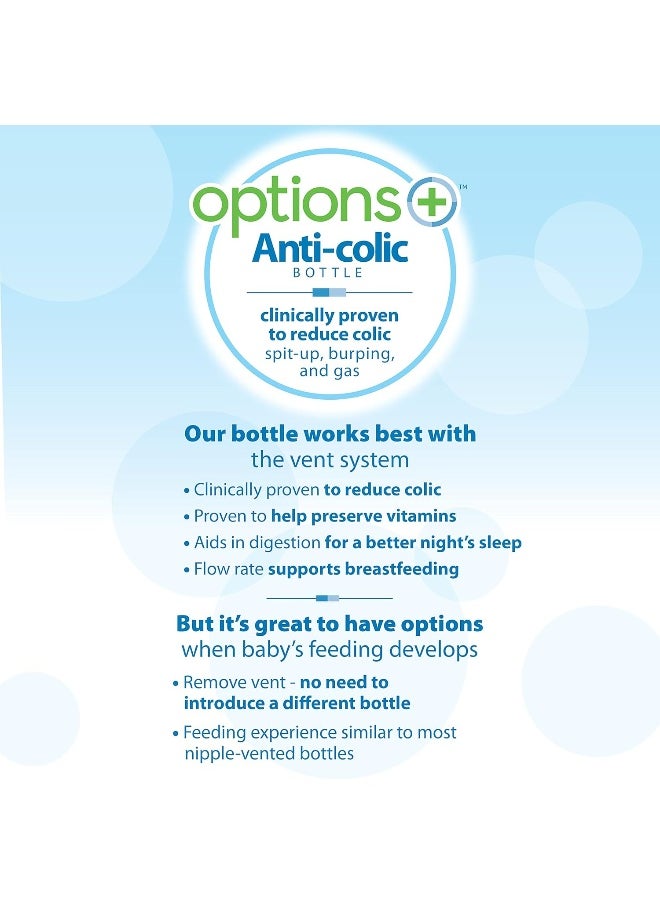 Dr. Brown's Natural Flow Anti-Colic Options+ Wide-Neck Sippy Bottle Starter Kit