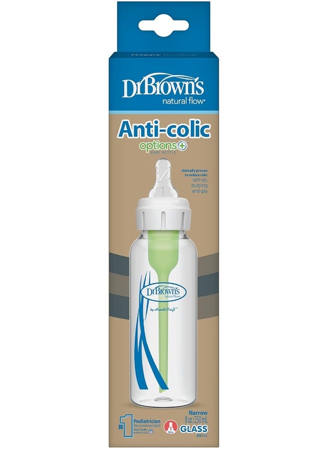 Dr Browns Glass Narrow Options+ Bottle 8 oz/250 ml