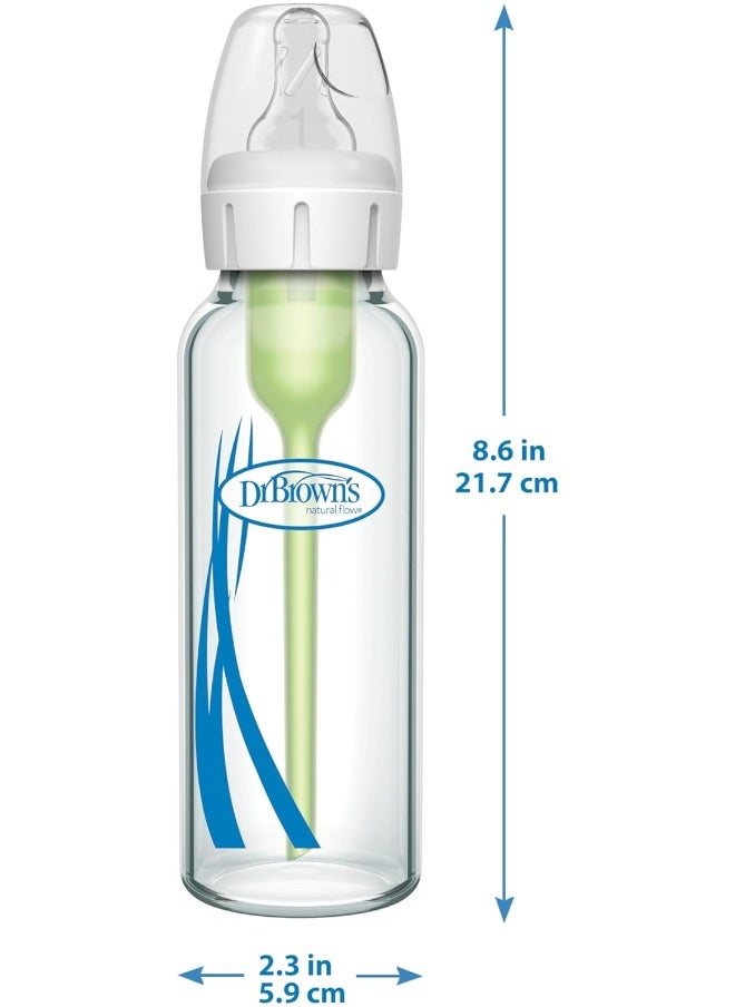 Dr Browns Glass Narrow Options+ Bottle 8 oz/250 ml