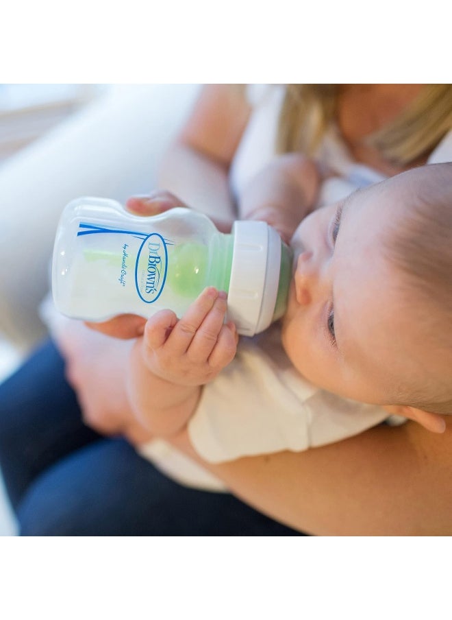 Dr. Brown's Options+ Wide-Neck Baby Bottle, 5 Ounce