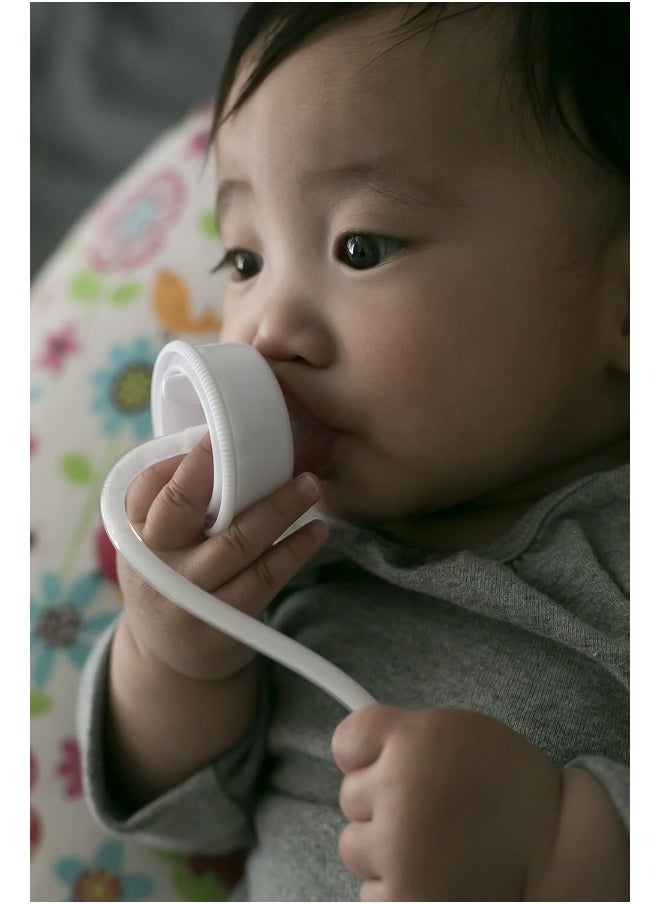 Hands-Free Baby Bottle - Anti-Colic Self Feeding Baby Bottle System 9 oz (2 Pack - Podee Blue)