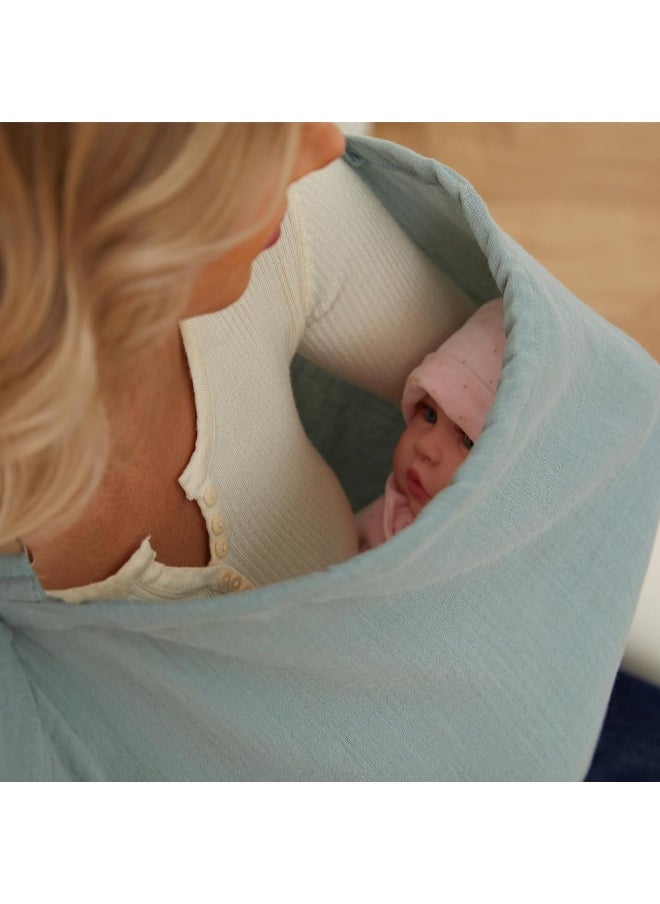 PPOGOO Muslin Nursing Cover for Baby Breastfeeding