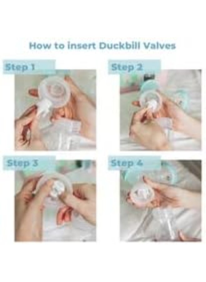 Zomee Duckbill Valve - White Valve